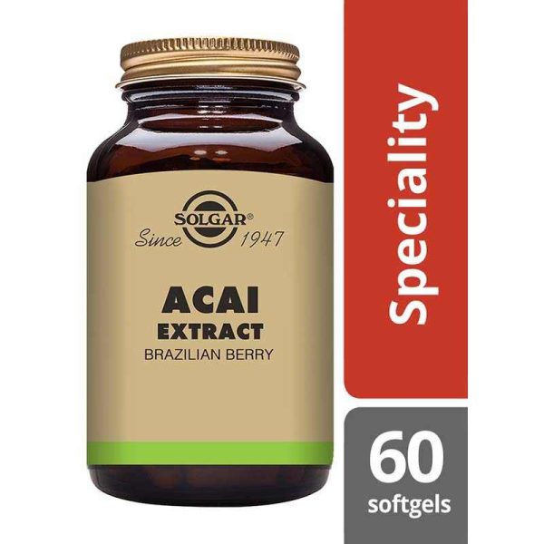 Acai Extract Softgels - Pack of 60