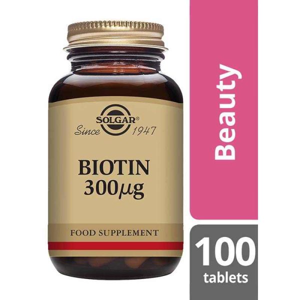 Biotin 300 mcg Tablets - Pack of 100