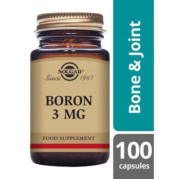 Boron 3 mg Vegetable Capsules - Pack of 100