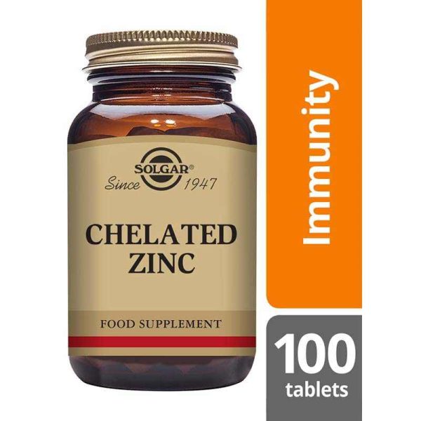 Chelated Zinc Tablets - Pack of 100