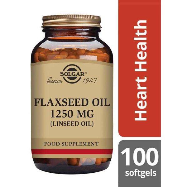 Flaxseed Oil 1250 mg Softgels - Pack of 100