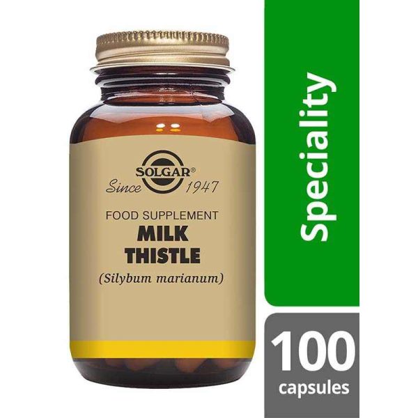 Milk Thistle Vegetable Capsules - Pack of 100