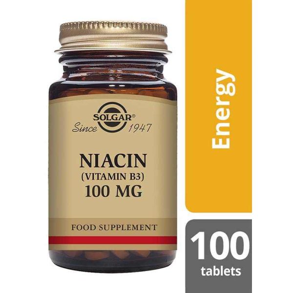 Niacin (Vitamin B3) 100 mg Tablets - Pack of 100