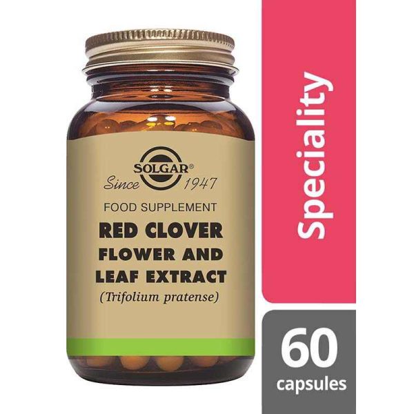 Red Clover Flower and Leaf Extract Vegetable Capsules - Pack of 60