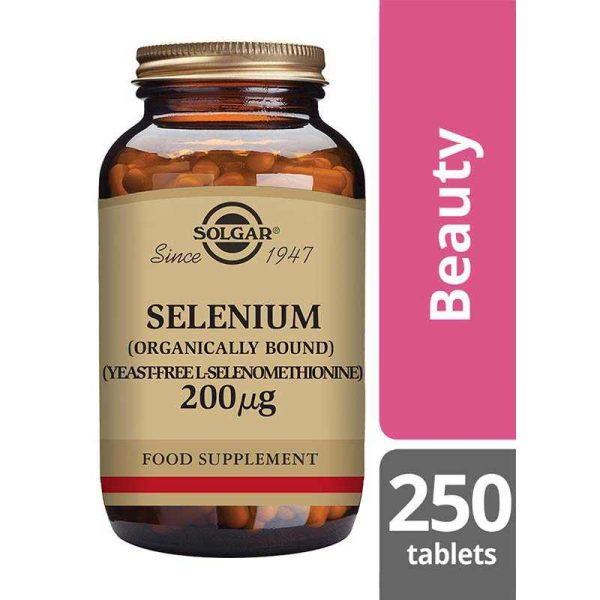 Selenium (Yeast-Free) 200 mcg Tablets - Pack of 250