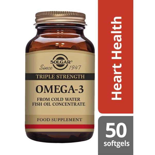 Triple Strength Omega-3 Softgels - Pack of 50