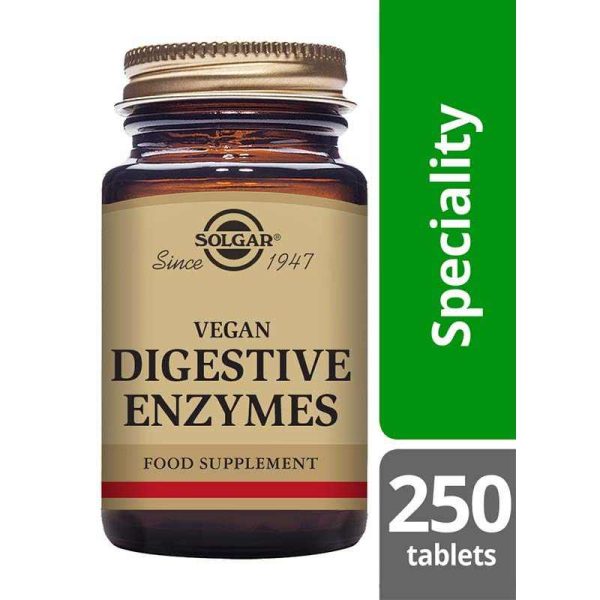 Vegan Digestive Enzymes Tablets - Pack of 250